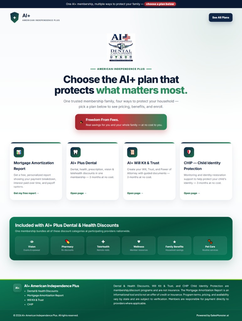 AI+ Choose Your Plan